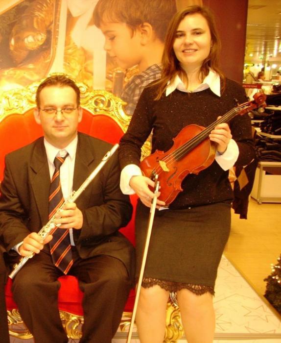 Violine und Klarinette.