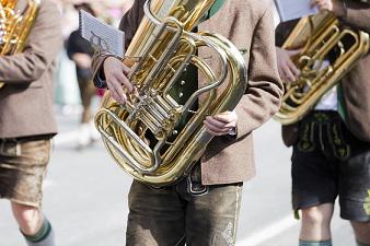 Bavarian brass band.