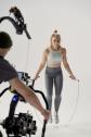 Werbe-Dreh Fitnessmarke Mira Waterkotte Springseil-Artistik