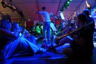 Mitten Im Publikum fühlen wir uns am wohlsten BigRoundCityBand