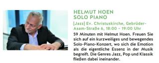 Lange Nacht der Musik Poing Helmut Hoen Helmut Hoen