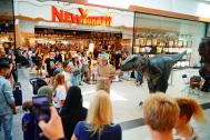 Raptor im Einkaufscenter Die Dinosaurier-Show