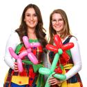 Adina und Janna Ballonkunst für Kinder Janna & Team Holgers Licht-Bühne
