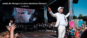 Moderner Bauchredner – Adrian de Greef
