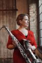Saxophonistin Simona