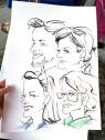 2er, 3er, 4er Portraits und Karikaturen Schnellzeichnerin Nina