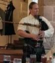 Dudelsackspieler Fred Selleng