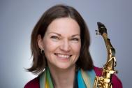 Saxophonistin Stefanie Leipertz