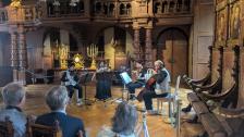 Auftritt im Schloss Detmold Pop String Quartet
