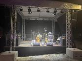 Unsere Bühne bei der kleinen Kulturwoche in Dauchingen Andrew Lee & Friends