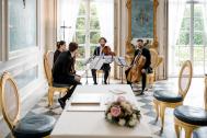 Zu Gast bei einer standesamtlichen Trauung Astoria String Quartet