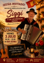 Siggi bei einem Auftritt in Spanien Siggi & sein mobiles Akkordeon
