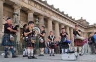 Happy German Bagpipers