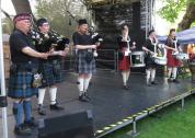 Happy German Bagpipers