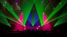 Lichtshow mit Lasershow für Firmenveranstaltung in Hannover SPiCE Lasershow