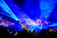 Lasershow zum Lichterfest in Zingst an der Ostsee SPiCE Lasershow