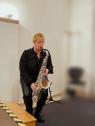 Saxophonistin Michaela Gerl