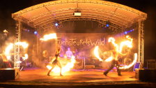Fire on drums