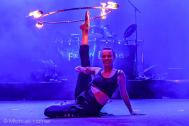 Fire on drums