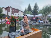 Luxury Hotel Event in der Schweiz mit DJane Alegra - Dining Event ALEGRA COLE, DJane mit Top Referenzen