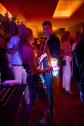 Küchenparty im SIDE Hotel Hamburg - Deep House / Lounge zum Gästeempfang Anne La Sastra - Saxophonistin Hamburg