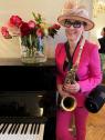 Saxophonistin Mercedes