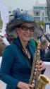 Saxophonistin Mercedes