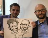 Schnellzeichner und Karikaturist Kasli, Feier Artist, Karikaturist und Schnellzeichner