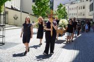 Protesttrauermarsch in Ulm am 13.6.26, da die psychotherapeutische Versorgung in Gefahr ist. Karin Bussmann
