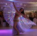 LED Isiswings bei einer Hochzeit Daniela Patricia