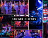 LED-EDELSTEINE, TÄNZER UND LICHTSHOWS