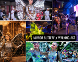 LED-EDELSTEINE, TÄNZER UND LICHTSHOWS