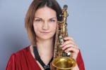 Saxophonistin Stefanie Leipertz