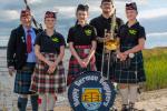 Happy German Bagpipers