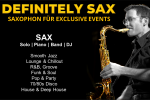 Definitely Sax - Saxophonist für Events