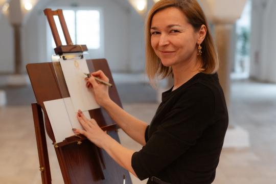 Schnellzeichnerin Natalia