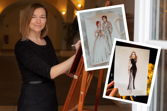 Schnellzeichnerin Natalia