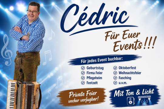 Alleinunterhalter Cédric