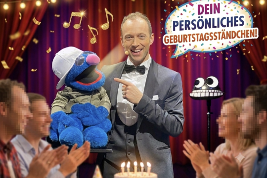 Moderner Bauchredner – Adrian de Greef