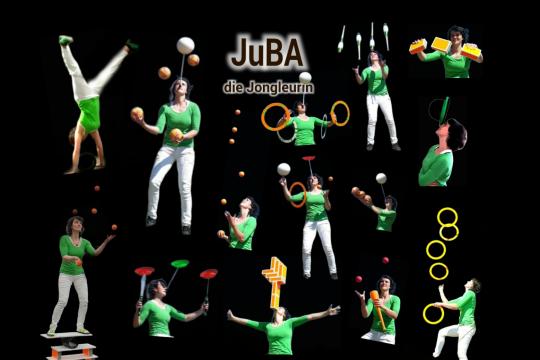 JuBA die Jongleurin und Zauberin JuBA die Jongleurin und Zauberin