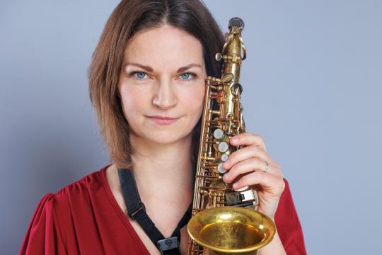 Saxophonistin Stefanie Leipertz Saxophonistin Stefanie Leipertz