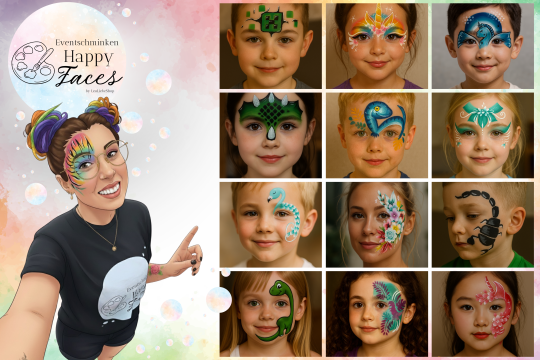 Eventschminken Happy Faces - Kinderschminken Ruhrgebiet Eventschminken Happy Faces - Kinderschminken Ruhrgebiet