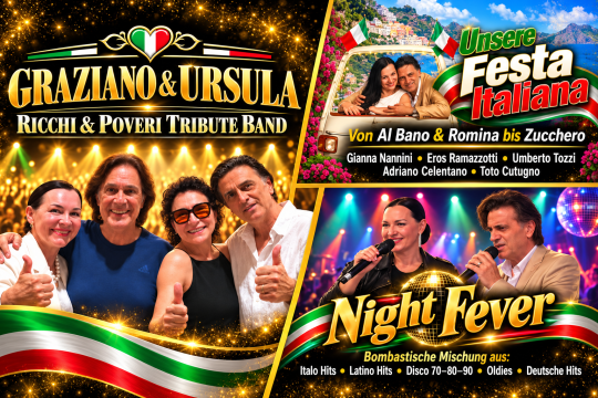 Italienische Latino Disco Hochzeitsband