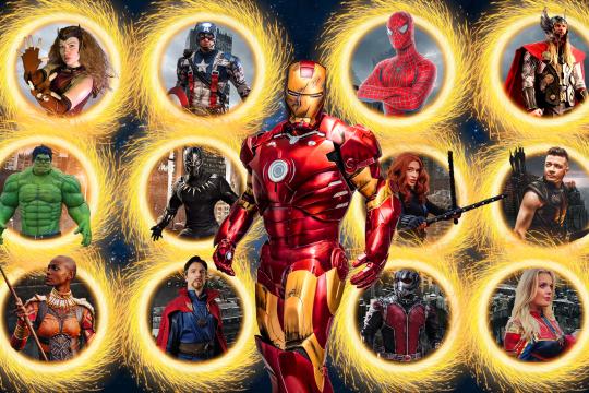 Super Heroes live Artist Tony Stark