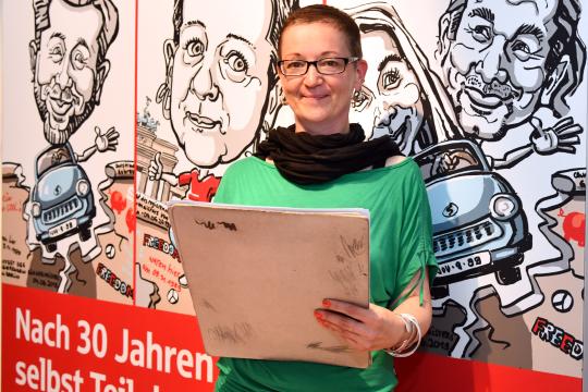 Schnellzeichnerin Christine