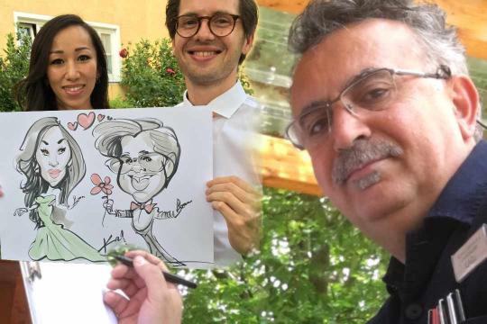 Artist, Karikaturist und Schnellzeichner