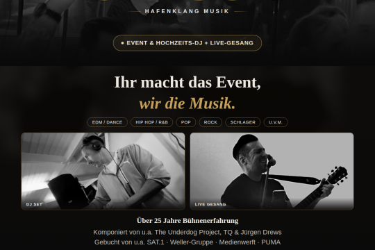 DJ & GESANG / JENSON / Hafenklang Musik