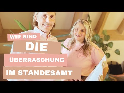 Video: WIR SIND DIE ÜBERRASCHUNG IM STANDESAMT!!!!