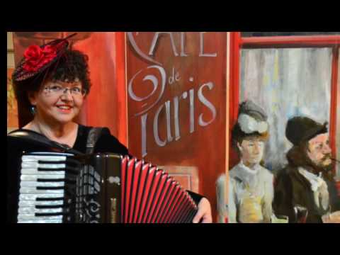 Video: Valse Musette, Gisella, accordéon / Demoversion / Bühnenbild "Café de Paris" 