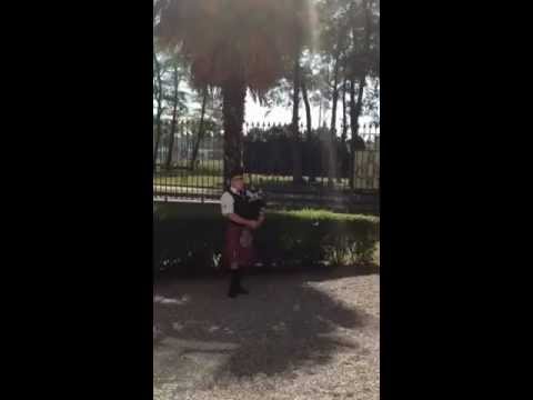 Video: Wedding March On Bagpipes